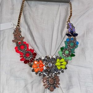 Natasha multi-color statement necklace
